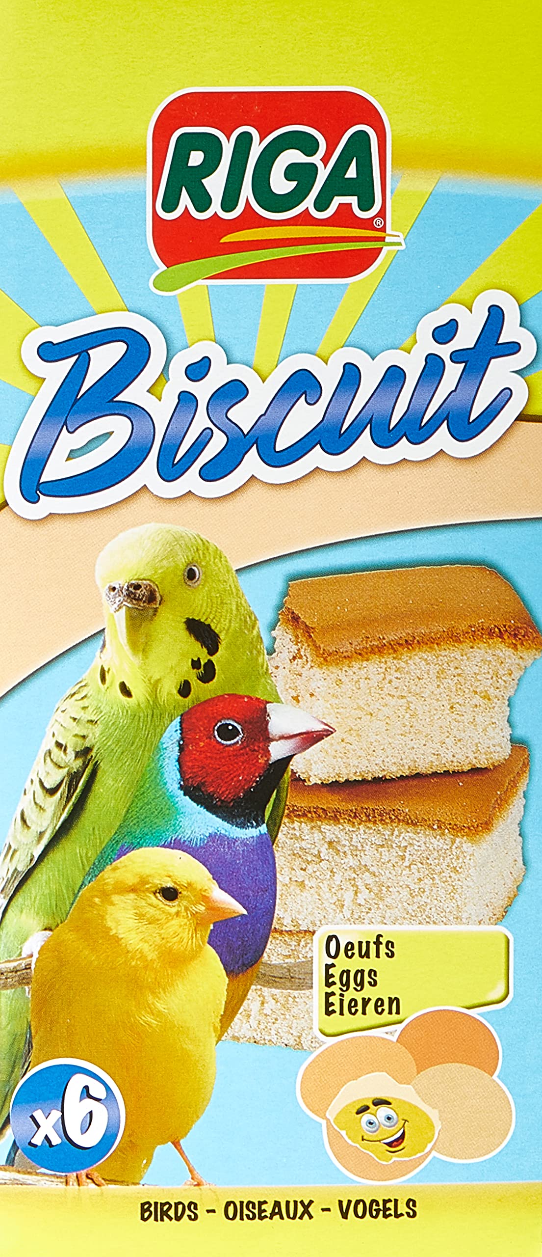 Riga 6 Biscuits with Egg for Birds 65 g