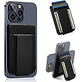 LDSXAY for MagSafe Wallet, Magnetic Phone Wallet with Adjustable Stand & Money Clip, Detachable Magnetic Wallet for iPhone 16/15/14/13/12 Pro Max Plus, 10+ Cards Holder
