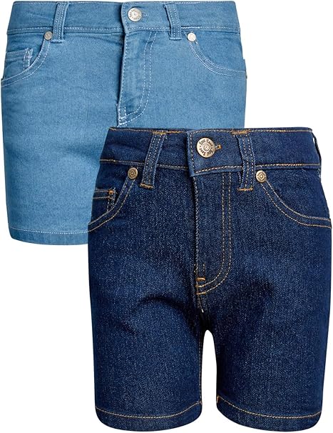 girls stretch denim shorts