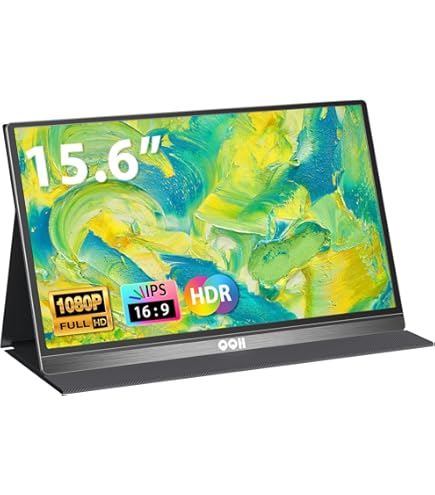 Amazon.com: cocopar USB-C Portable Monitor Bundle [Black & Silver