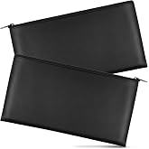 2 Pieces Money Bags with Zipper, 11x6.1 inch Money Pouch, Bank Bag, Cash Bag, Check Wallet, Cosmetics