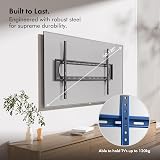 VonHaus TV Wall Bracket 60-120" Ultra-Slim Flat Mount 120kg VESA 50x50-900x600 view 2