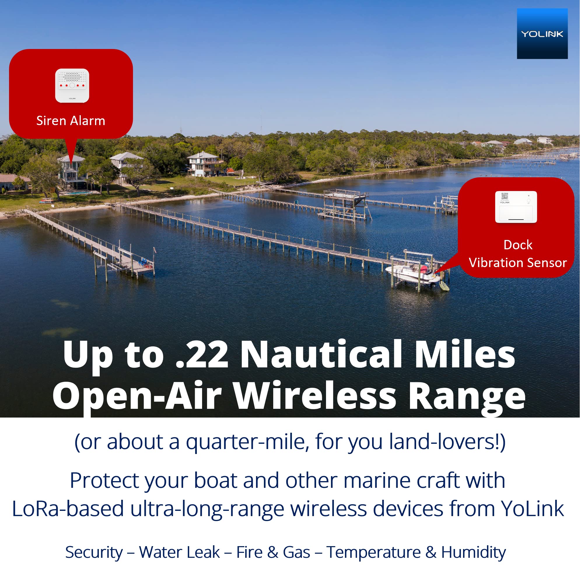 Smart Siren Alarm, Wireless Home Security Alarm with 110 dB Loud Audible Alerts, Remote Control, Compatible with Alexa, Google, Home Assistant, IFTTT - Hub Required