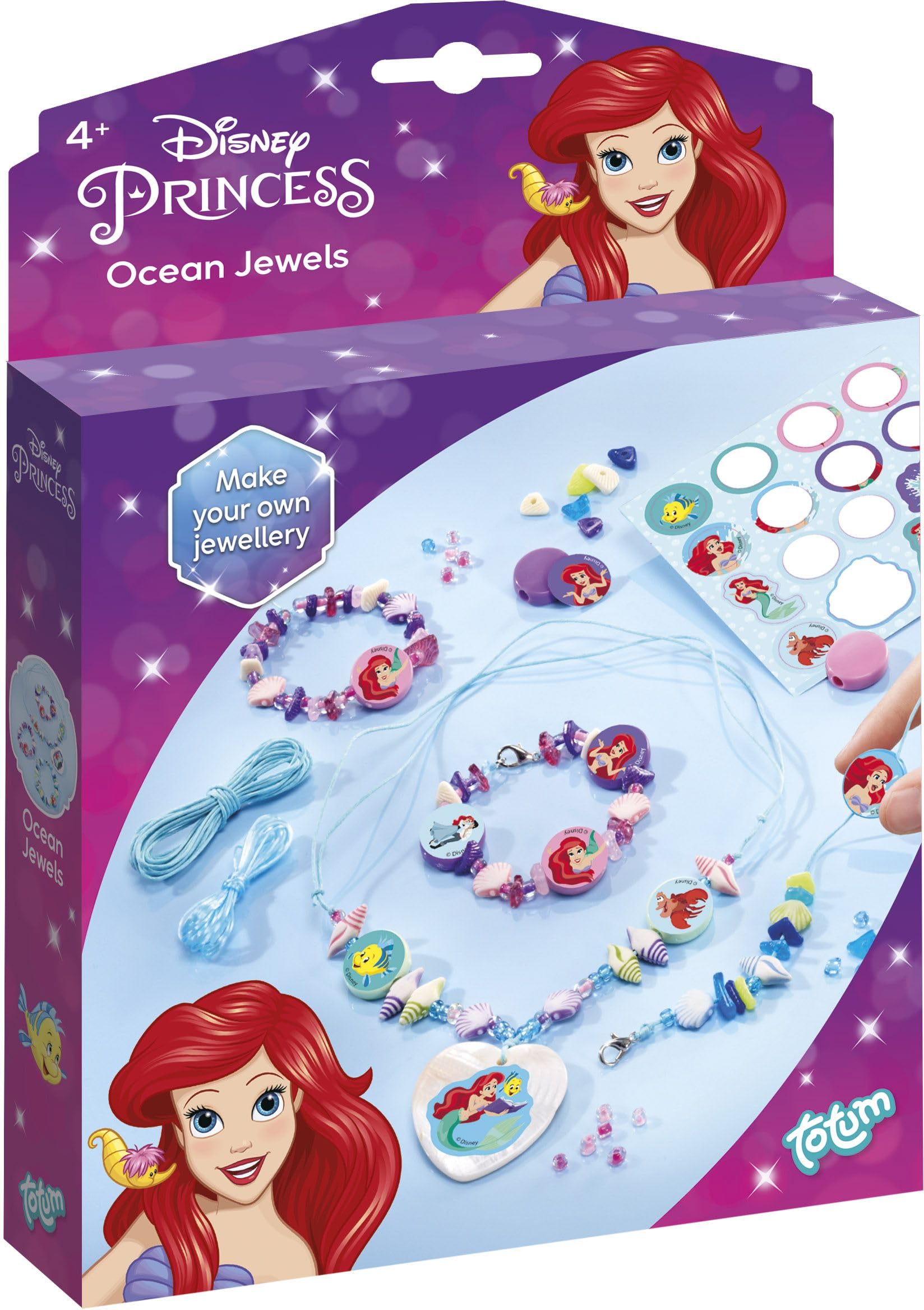 Totum Disney Princess Ocean Jewels Jewellery Craft Set in Gift Box