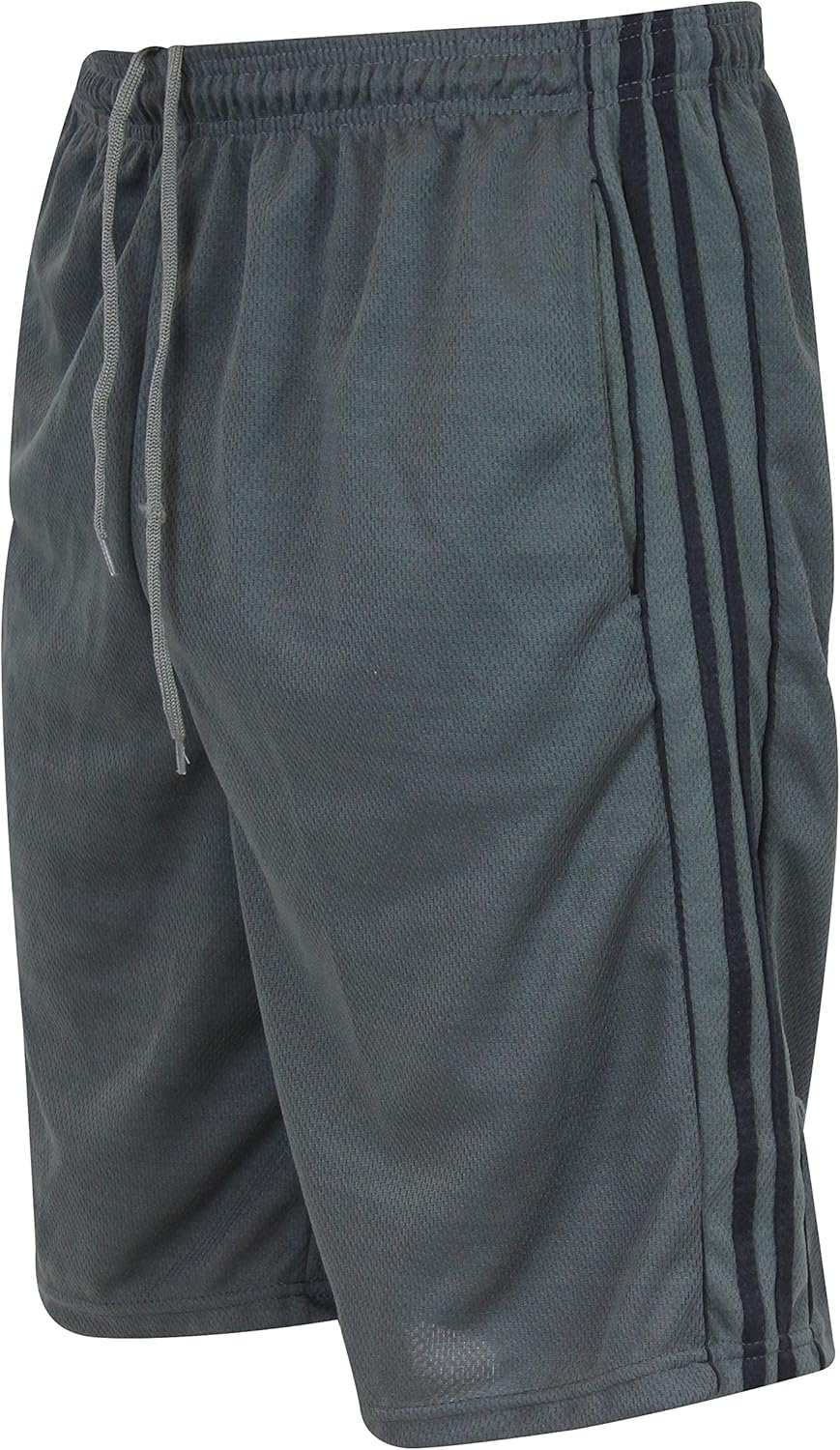 Real Essentials Boys' 5-Pack Mesh Active Athletic Performance Basketball Shorts with Pockets: Clothing