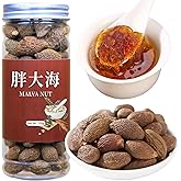 Wanhua Hall Niranjan Phal Malva Nut Sterculia Lychnophora Dried Pangdahai 5.29oz/150g 胖大海 Pang Da Hai Tea Chinese Herbal Tea Good for Throat 胖大海