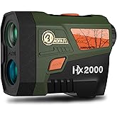 AOFAR HX2000 Hunting Rangefinder with Dual-Color OLED Display, Ultra-Clear Optics with 95%+ Transmittance of Glass, 2000 Yard
