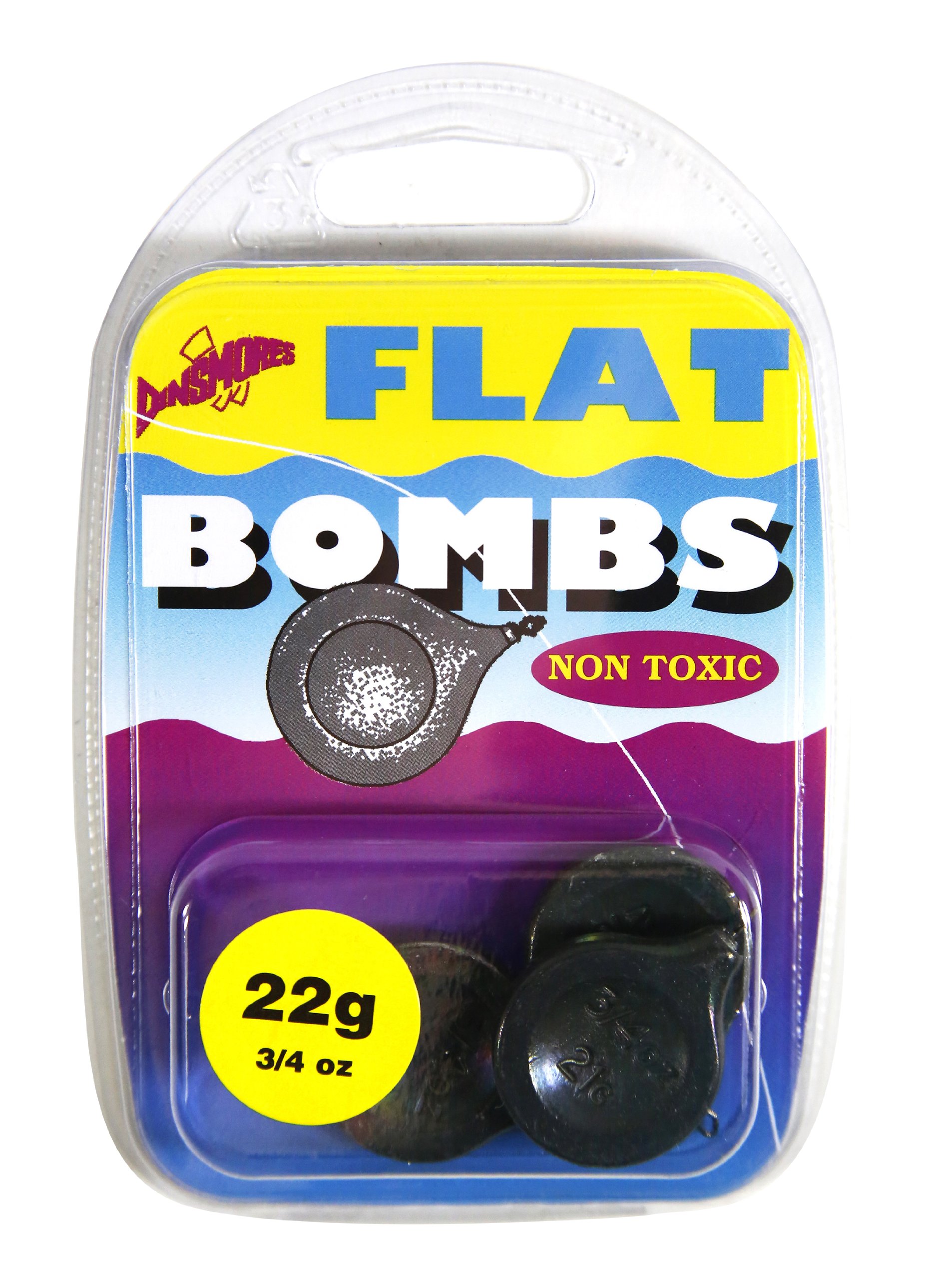 Dinsmores Non Toxic Flat Bomb Sinker - Black, 22 g