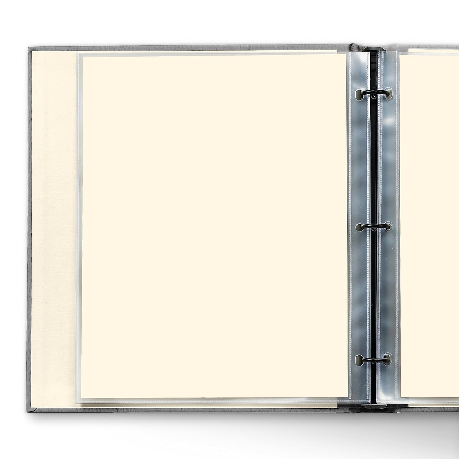 Gallery Leather Presentation Binder 1.25 with Window and Hubbed Spine