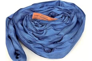 AUTOHAULER SUPPLY 10 ft Endless Round Sling Blue-21,200 lb Vertical & 42,400 lb Basket WLL, 10 ft