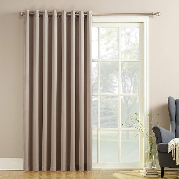 Buy Sun Zero Millennial Becca Extra Wide Energy Efficient Patio Curtain