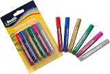 Bostik Glitter Glue Pens 6 Coloured, Washable, Solvent Free, UKCA CE view 4