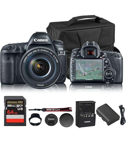 Amazon.com : Canon EOS 5D Mark IV DSLR Camera with 24-70mm f/4L