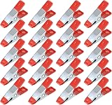 LJHOME Metal Spring Clamps 20Pcs 2 Inch Heavy Duty Rubber Coated Grips