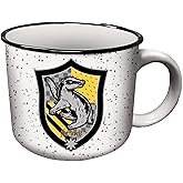 Spoontiques Harry Potter Ceramic Camper Mug, 14oz - Microwave & Dishwasher Safe, for Cold & Hot Beverages - Hufflepuff