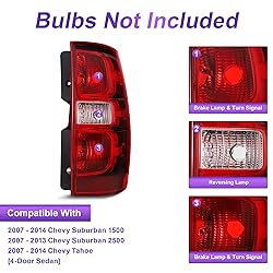 Bincmay Tail Lights Assembly Fit for 2007-2014
