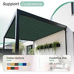 SunnyRoyal 23'x40' Sun Shade Sail Straight Edge