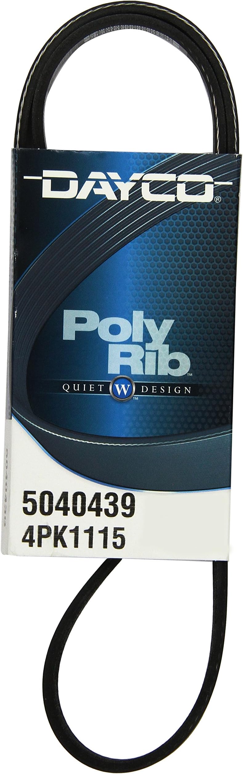 Dayco 5040439 Serpentine Belt , Black