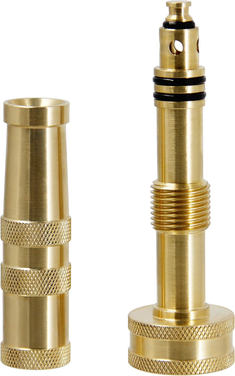 Twinkle Star Heavy-Duty Brass Adjustable Twist Hose Nozzle, 2 Pack, TWIS3432 : Garden & Outdoor