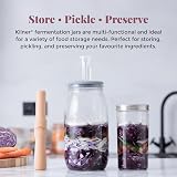 Kilner 3L Fermentation Set Glass Jar with Silicone Lid & Weights view 7