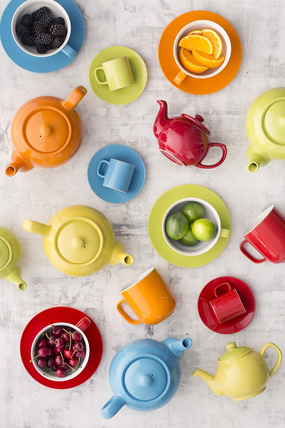 Price & Kensington Brights Red 2Cup Teapot, Ceramic, Multi-Colour, 2 Cup - Image 5