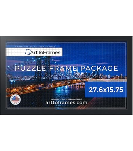 Amazon.com - ArtToFrames 27.6x15.75 INCH/70x40 CM Black Frame for