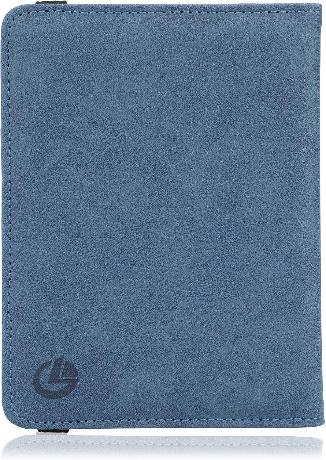  | GDTK RFID Blocking Leather Passport Holder Cover Case Travel Wallet Elastic Strap (A-Dark Blue) | Passport Wallets