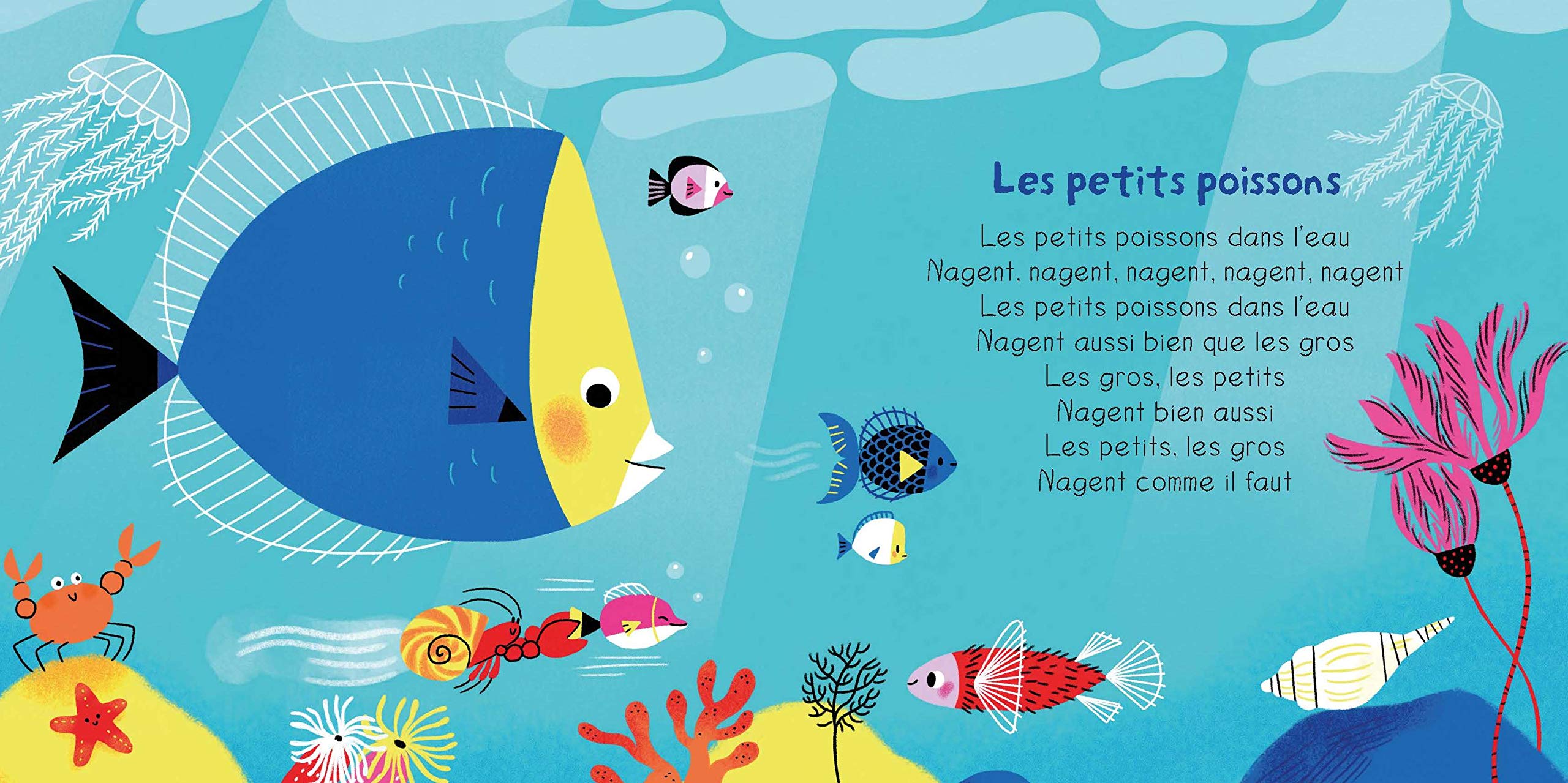 Amazon Fr Mes Comptines Vol 2 6 Images A Regarder 6 Comptines A Ecouter Livre Sonore Des 1 An Fouquier Elsa Livres