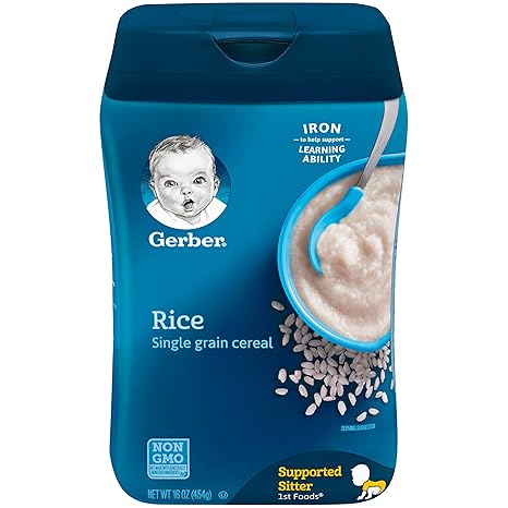 gerber rice cereal stage 1