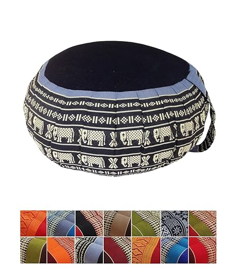 Collumino® Yoga Zafu cojín de meditación con funda de ...