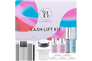 BLOOMORA Lash Lift Kit, Beginner/Professional Lash Lamination Kit, Safe & Effective Eye Lash Lift Kit - Lasts 6-8 Weeks, Lash Lifting Kit with 15 Applications, DIY Lash Perm Kit + Instructions