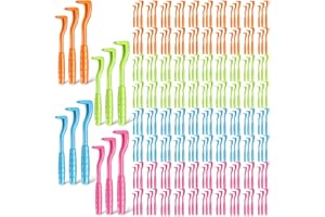 Qualirey 180 Pcs Tick Remover Tool for Dogs and Cats Tick Removal Twister Tweezers for Head and Body, 3 Sizes (Blue, Green, Orange, Rose Red)