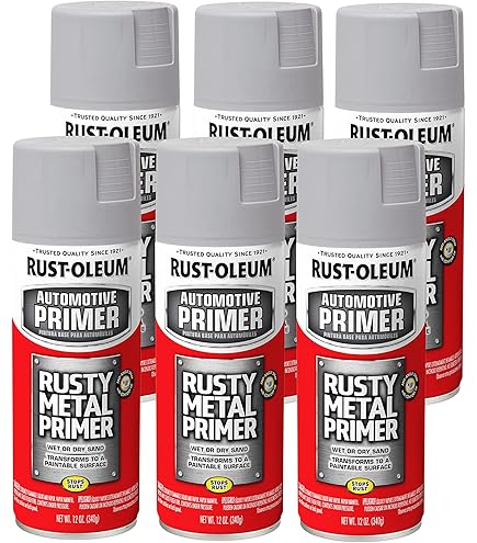 Rust-Oleum 249331 Automotive Rusty Metal Primer Spray Paint