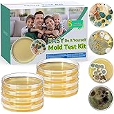 Mold Test Kit for Home, 8 Detection Tests for HVAC, Surfaces &amp; Indoor Air | DIY Black Mold Detector, Free Lab Results Included, Step-by-Step ID Guide, Indoor Air Quality Test for Walls &amp; Vents