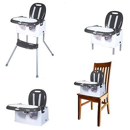Buy Little Pumpkin Classic 3 In 1 Multifunctional Feeding High Chair Turn Booster Chair Seating Chair For Babies Grey Online At Low Prices In India Amazon In