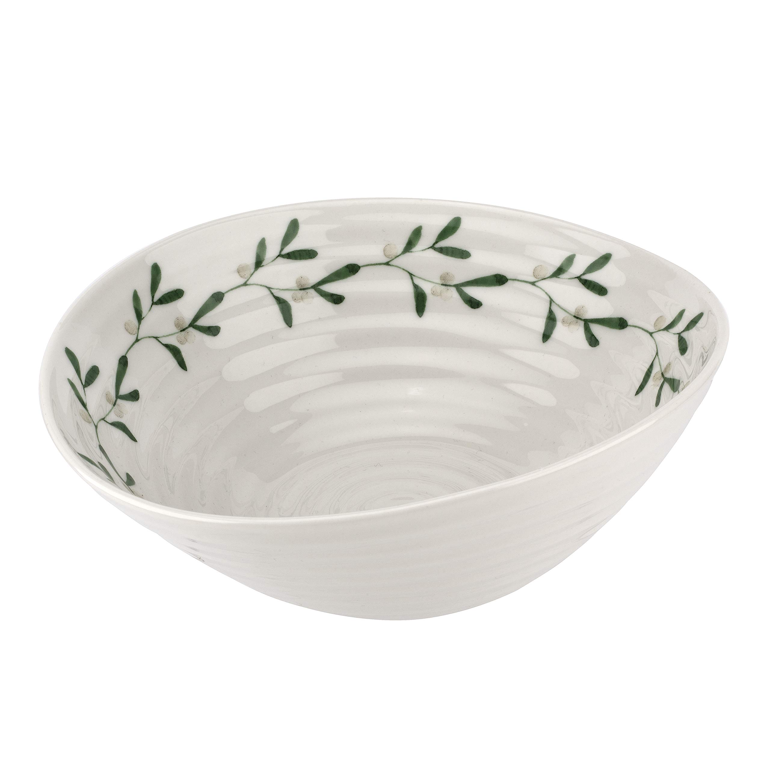 7.5" Cereal Bowl S/4 Mistletoe