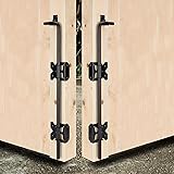 DJSUNPACKING Upgrade 24" Heavy Duty Cane Bolt Gate