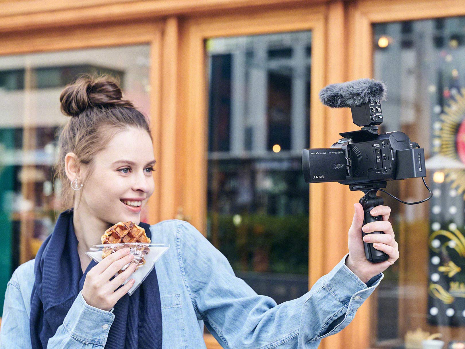 Sony GPVPT1 Grip and Tripod for Camcorders (Black)