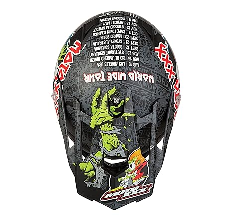 O Neal moto XXX World Tour todoterreno casco visera (negro/color rojo/