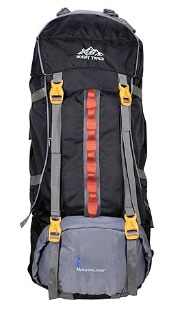 MOUNT TRACK 9108 Mountaineer 90Ltrs Black Rucksack