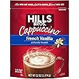 Hills Bros. Instant Cappuccino Mix, French Vanilla (52 oz Resealable Pouch, Pack of 1) – Convenient and Versatile, Instant Hot or Iced Coffee, Frothy & Rich Vanilla Flavor - Just Add Water