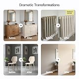 Hemway Chalk Paint Warm Shade White 1L Matt Finish Furniture & Walls view 5