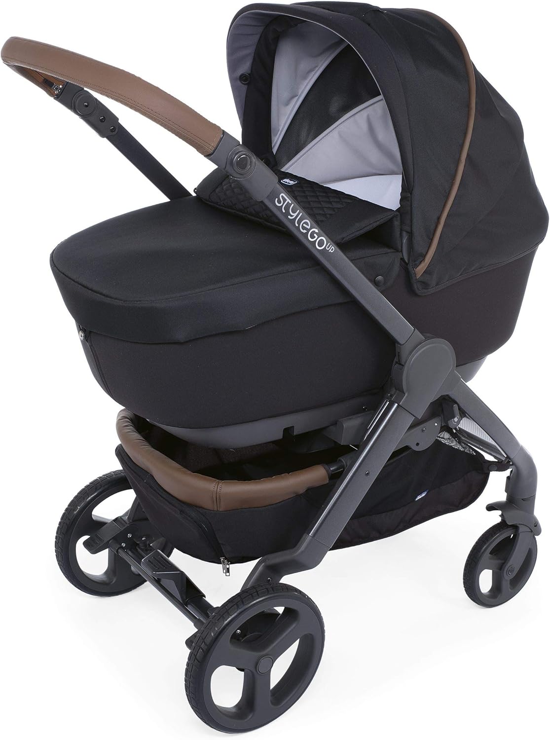 chicco poussette combinée 3 en 1 trio stylego up bebecare graphite