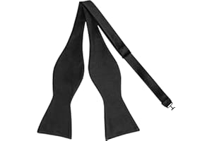 JEMYGINS Solid Color Mens Bowtie Self Bow Tie Formal Bow Tie