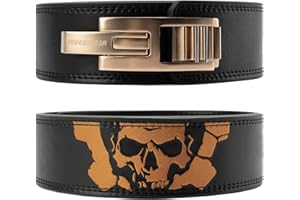 MANUEKLEAR Upgrade Lever Lifting Belt for Man and Women, 10mm Quick Locking Lever Belt Weightlifting with Adjustable Heavy Du