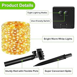 Outdoor Solar String Lights Waterproof