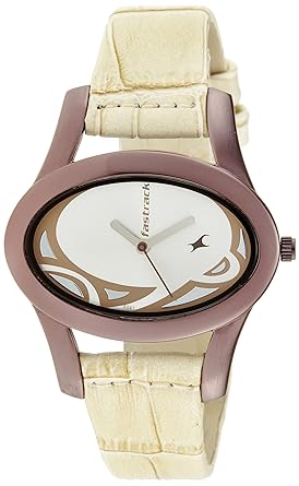 Fastrack Fits and Forms Analog White Dial Women's Watch -NK6088SL01