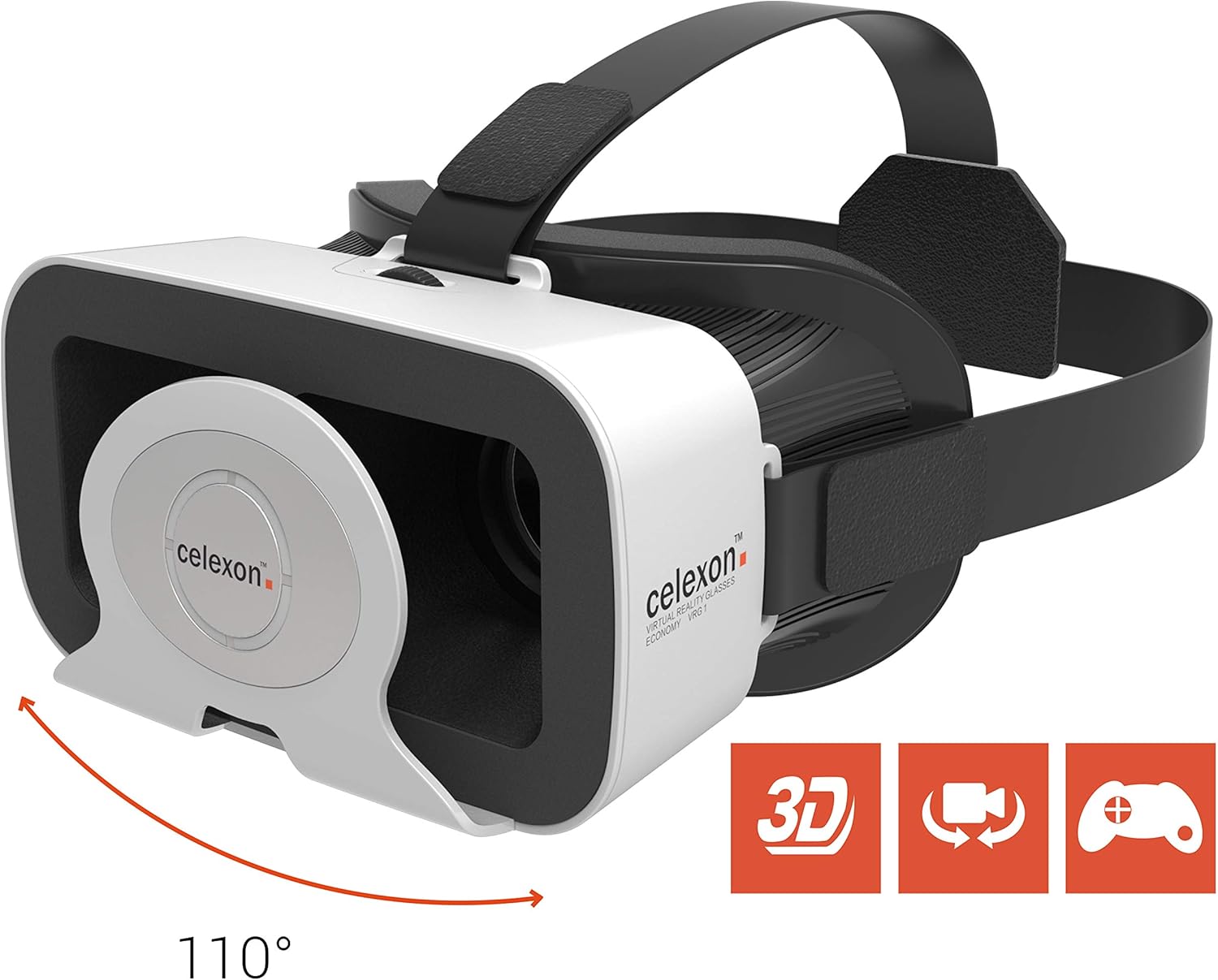 Celexon Vr Headset Economy Vrg 1 3d Virtual Reality Glasses Vrg 1 Virtual Reality Headset Smartphones 4 7 To 6 Mp3 Players Accessories Amazon Com