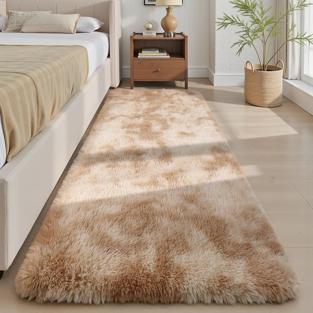 Sour Lemon Khaki Runner Rug 80x160cm Living Room Bedroom Anti Slip