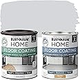Rust-Oleum 367593 Home Interior Floor Coating Kit, Matte Pearl Gray 2 Count (Pack of 1)
